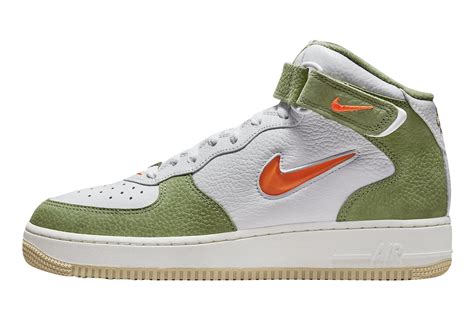 oil green orange air force 1